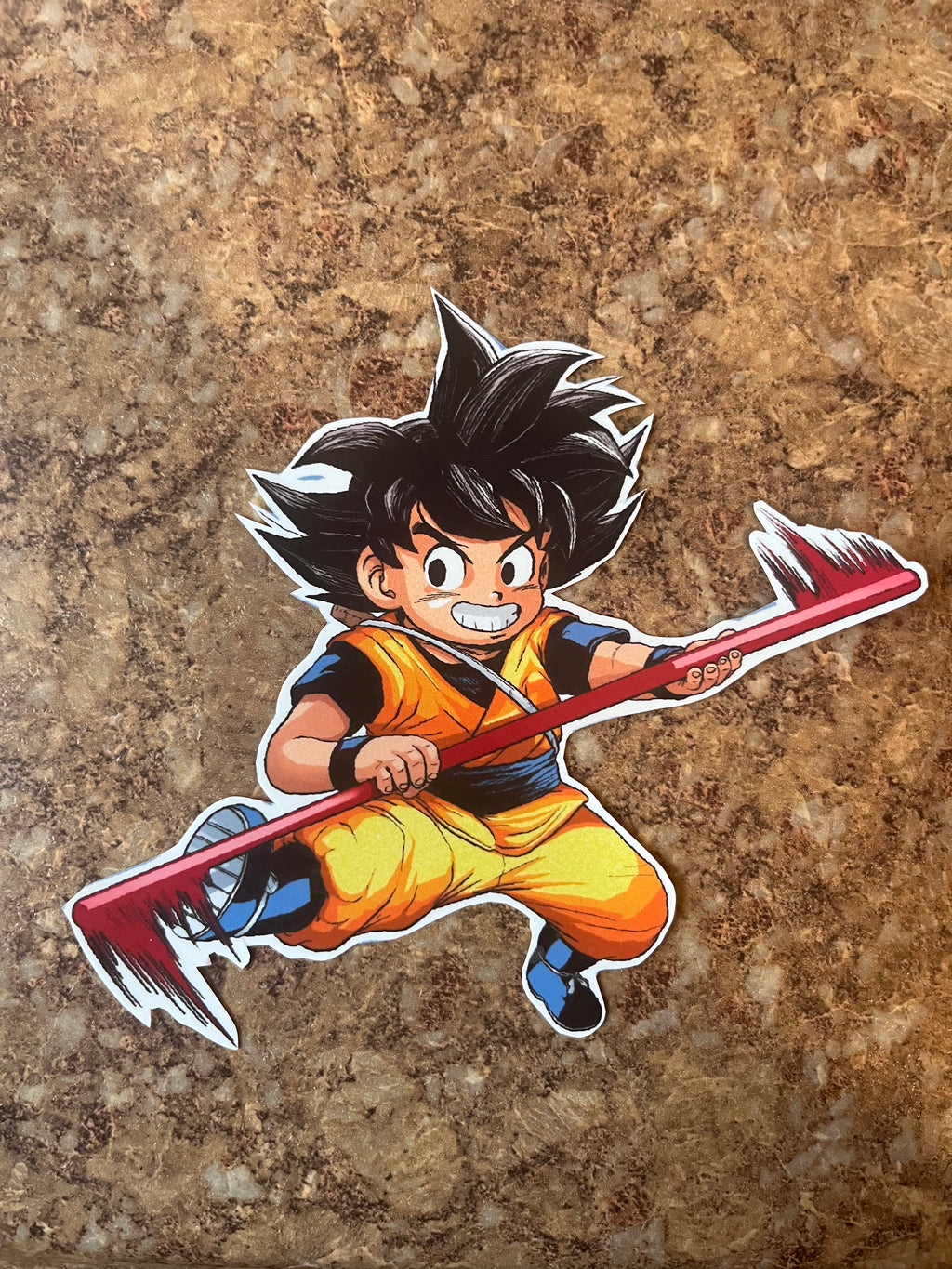 Kid Goku - Dragon Ball Daima Waterproof Decal