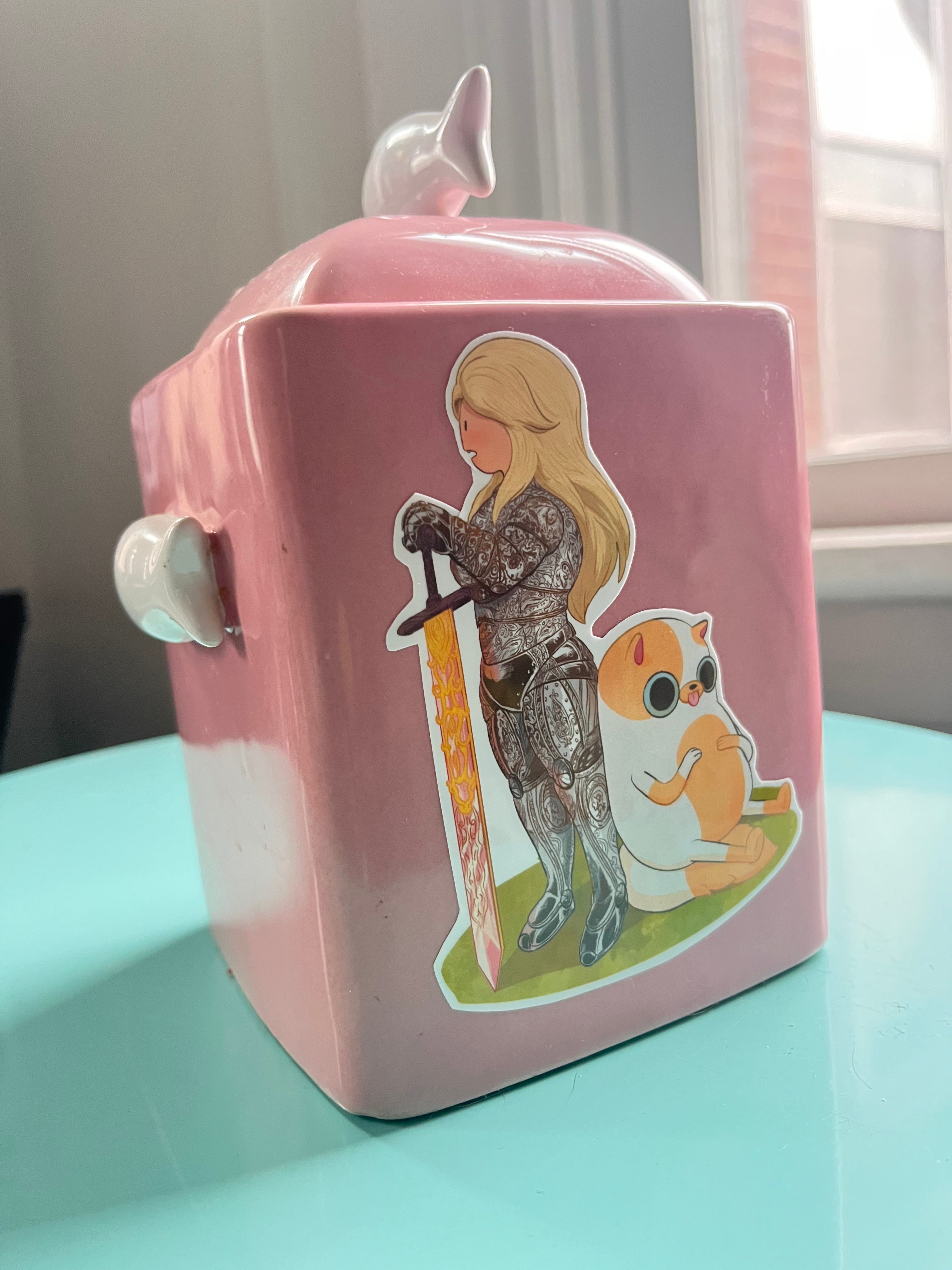 Fionna and Cake Knight Waterproof Decal