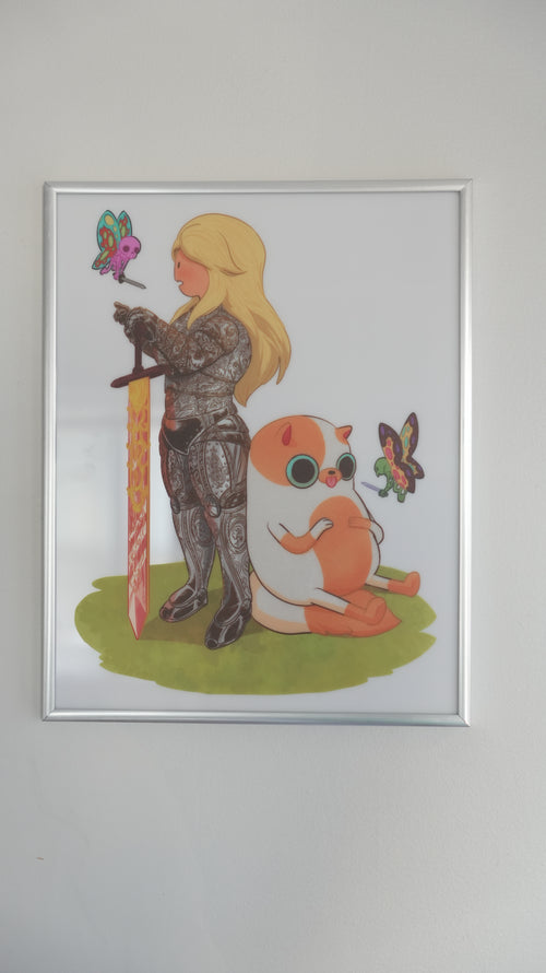 Fionna and Cake Knight 3/16” Acrylic Panel