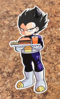 Vegeta (Mini) with Pristine Meal - Dragon Ball Daima Waterproof Decal
